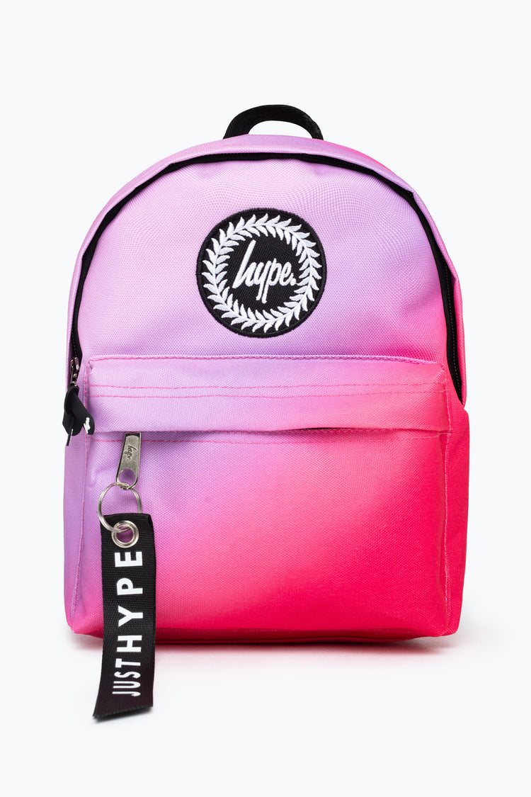 HYPE UNISEX PINK FADE CREST MINI BACKPACK