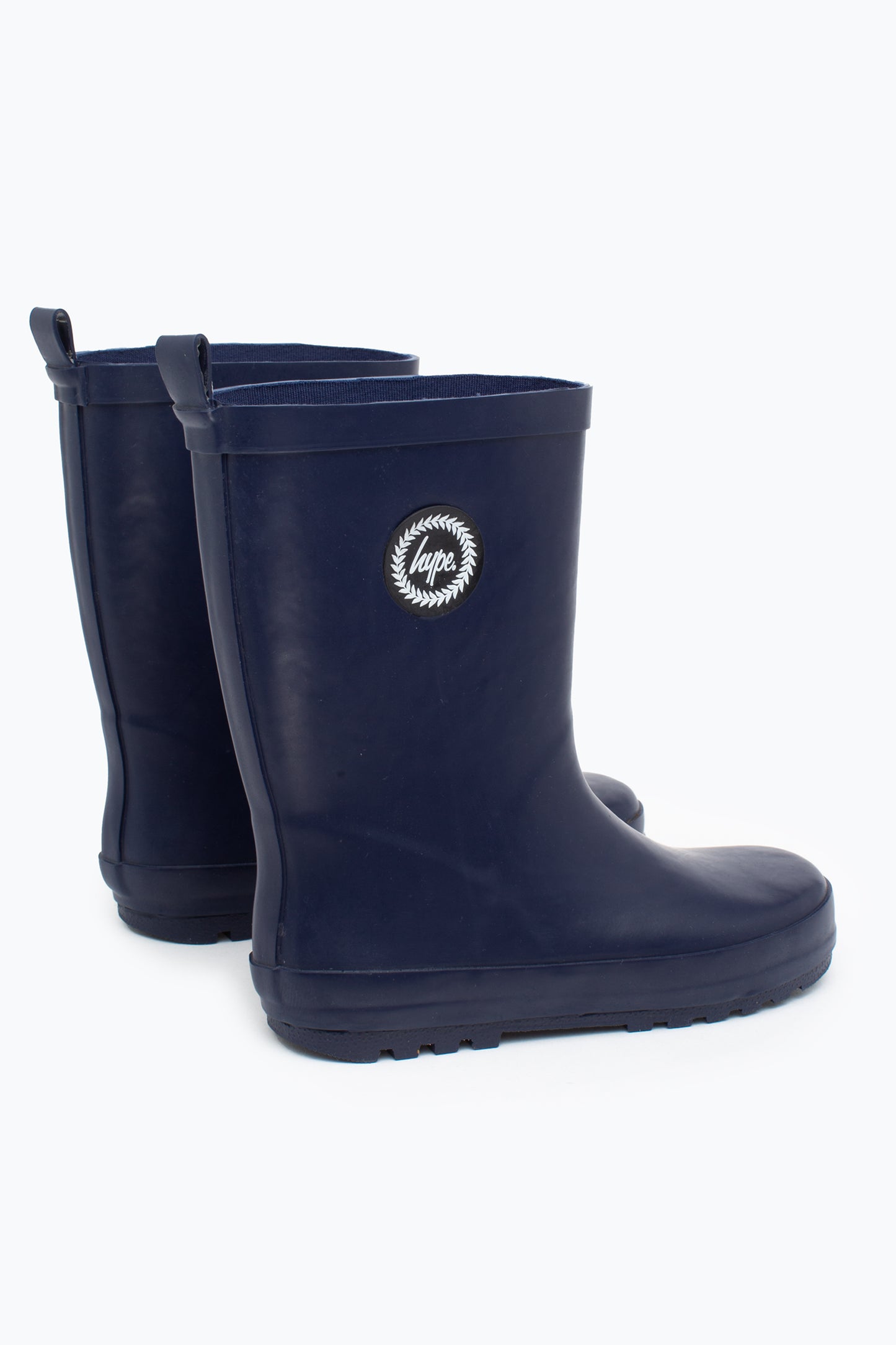 Hype Kids Unisex Navy Crest Wellies