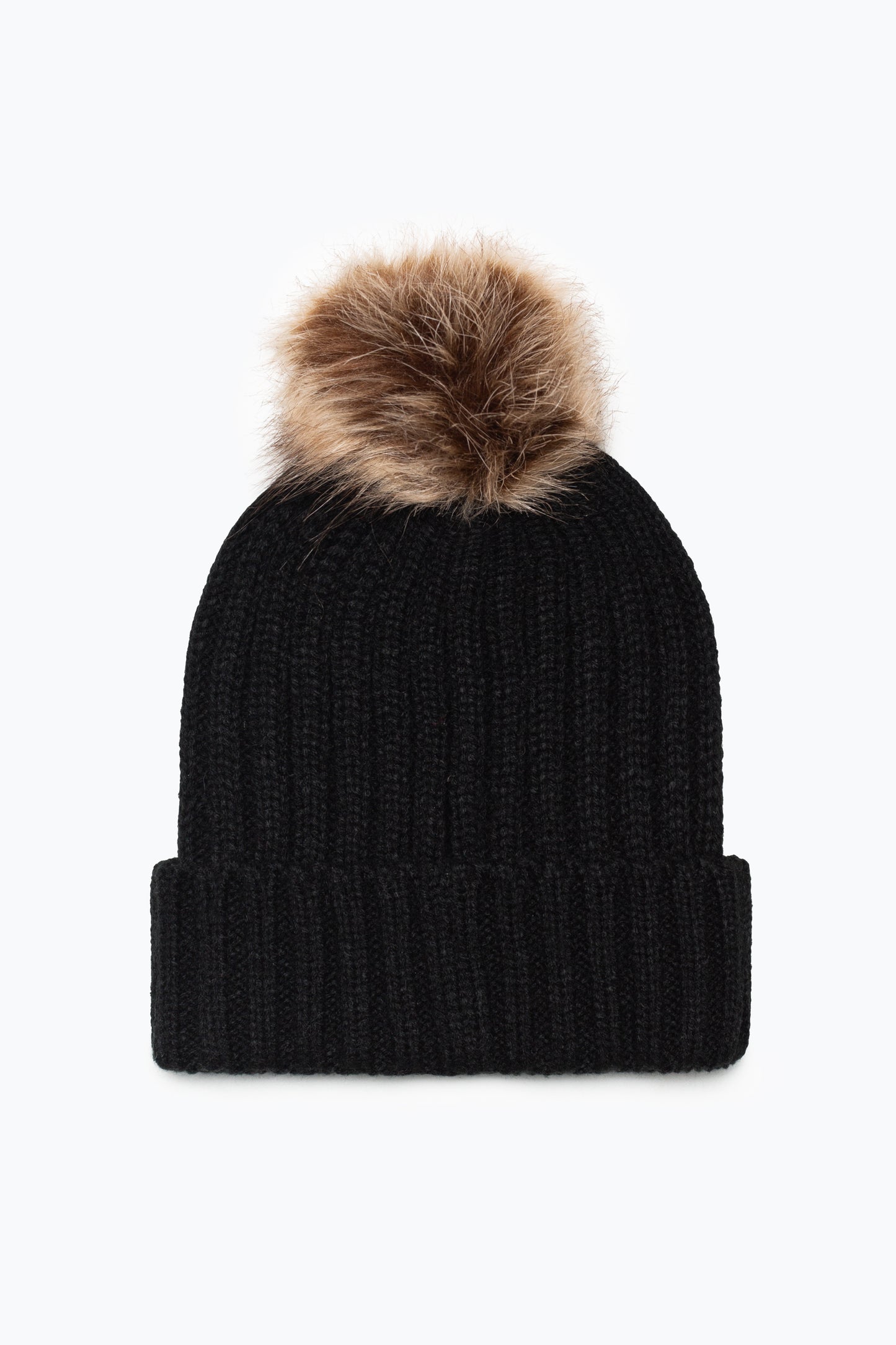 Hype Adult Black Bobble Beanie