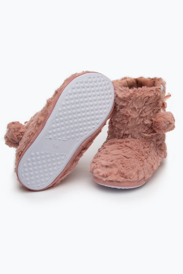 HYPE PINK KIDS SLIPPERS BOOT