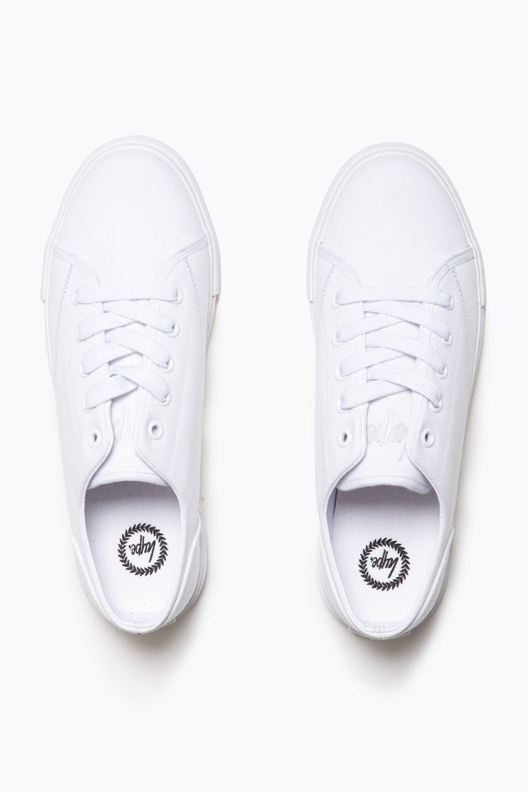 HYPE WHITE PUMP KIDS UNISEX TRAINERS