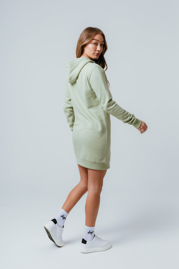 HYPE OLIVE WOMEN'S PULLOVER HOODIE DRESS