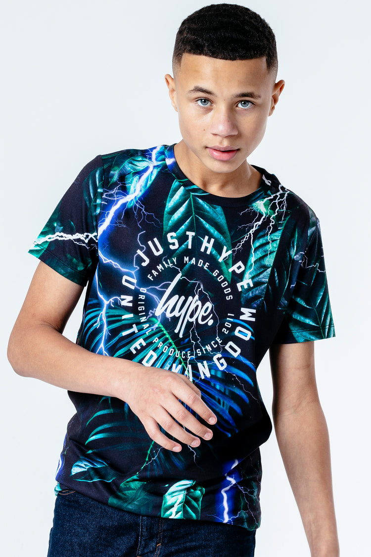 Hype Electric Palm Kids T-Shirt