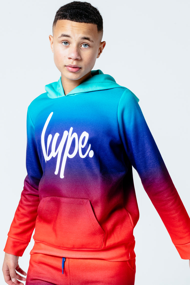 Hype Mint Fade Kids Pullover Hoodie
