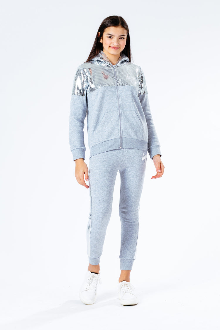 Hype Silver Sequin Kids Joggers