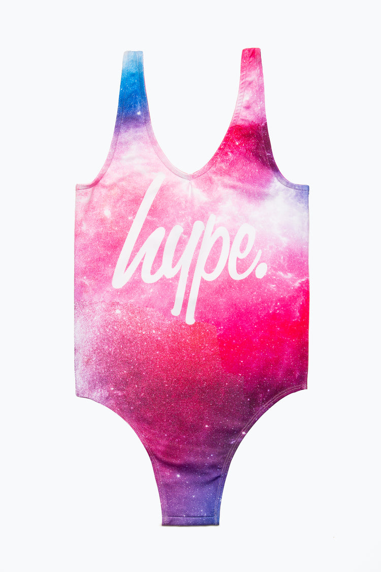 Hype Pink System Kids Swimsuit