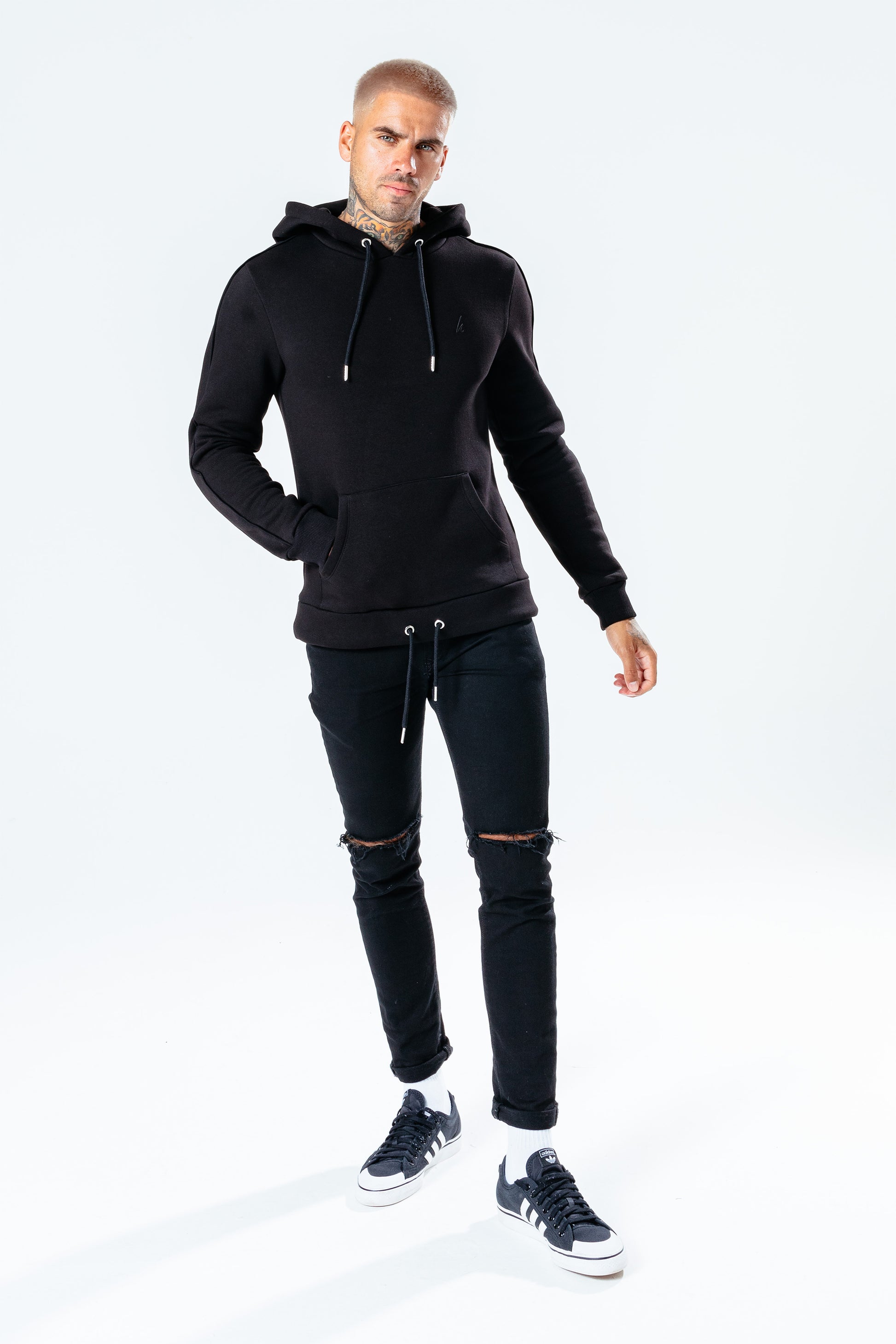 Hype Black Europa Men'S Pullover Hoodie