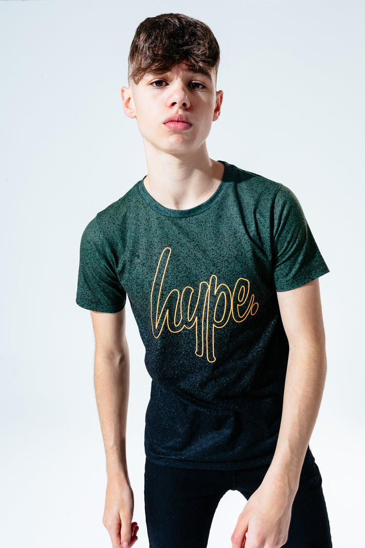 Hype Khaki Speckle Fade Kids T-Shirt