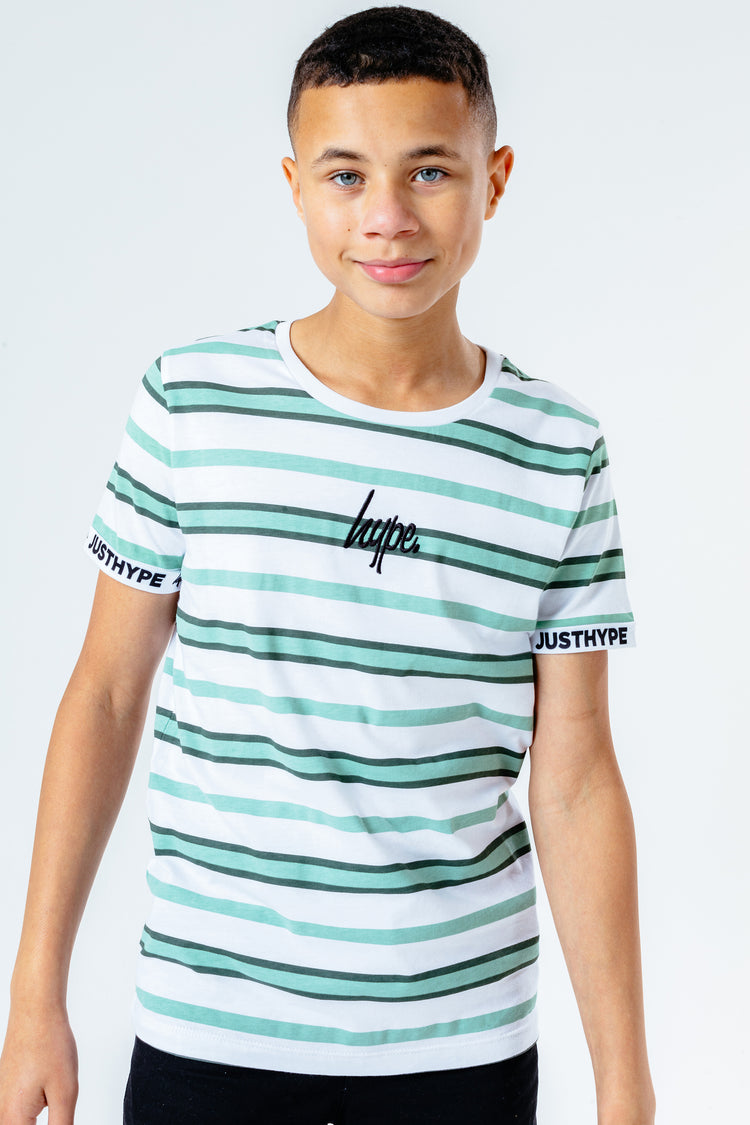 Hype Moss Stripe Kids T-Shirt