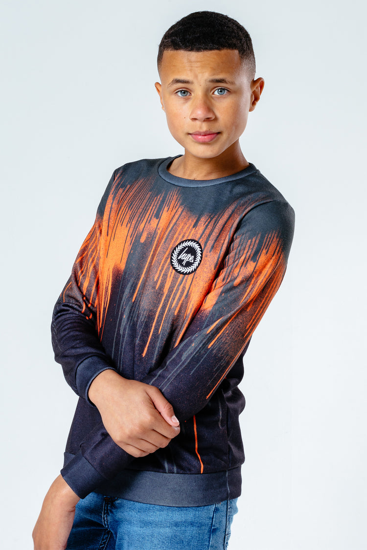 Hype Force Drips Kids Crew Neck
