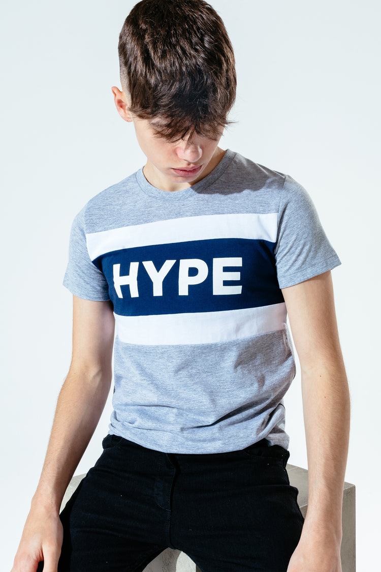 Hype Grey Block Hype Kids T-Shirt