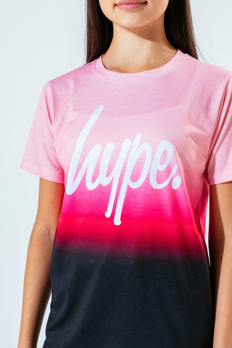 Hype Pink Fade Kids T-Shirt