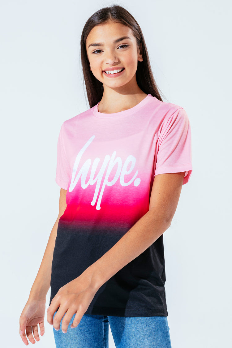 Hype Pink Fade Kids T-Shirt
