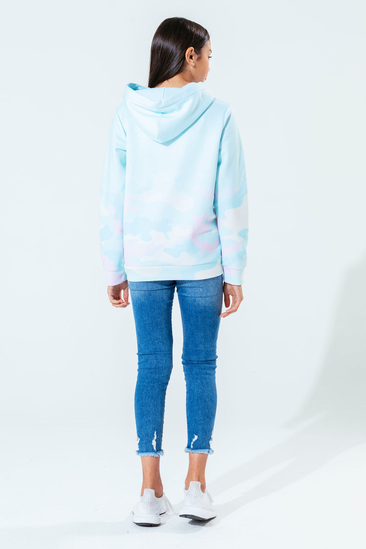 Hype Pastel Camo Kids Pullover Hoodie