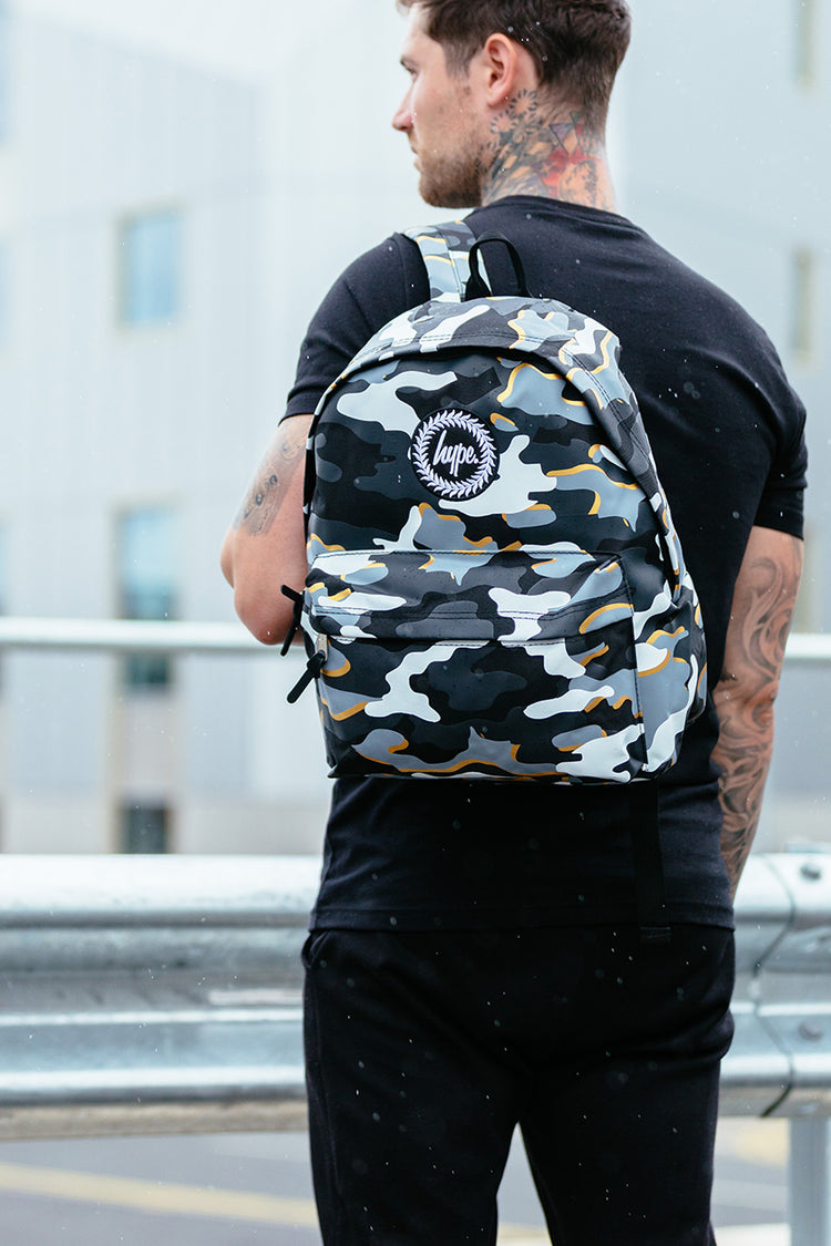 Hype Gold Line Camo Backpack