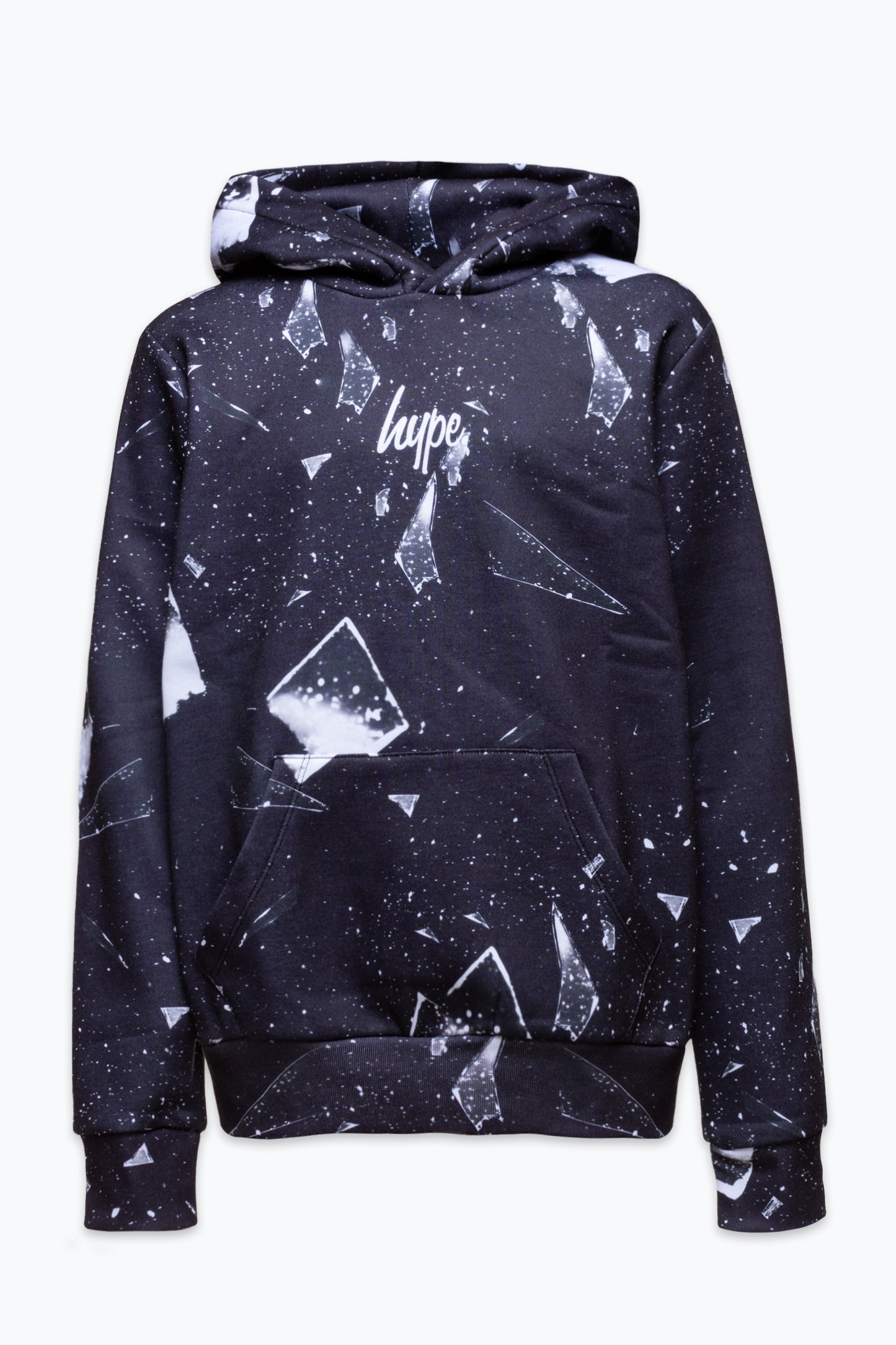 Hype Boys Black Explosion Mini Script Hoodie