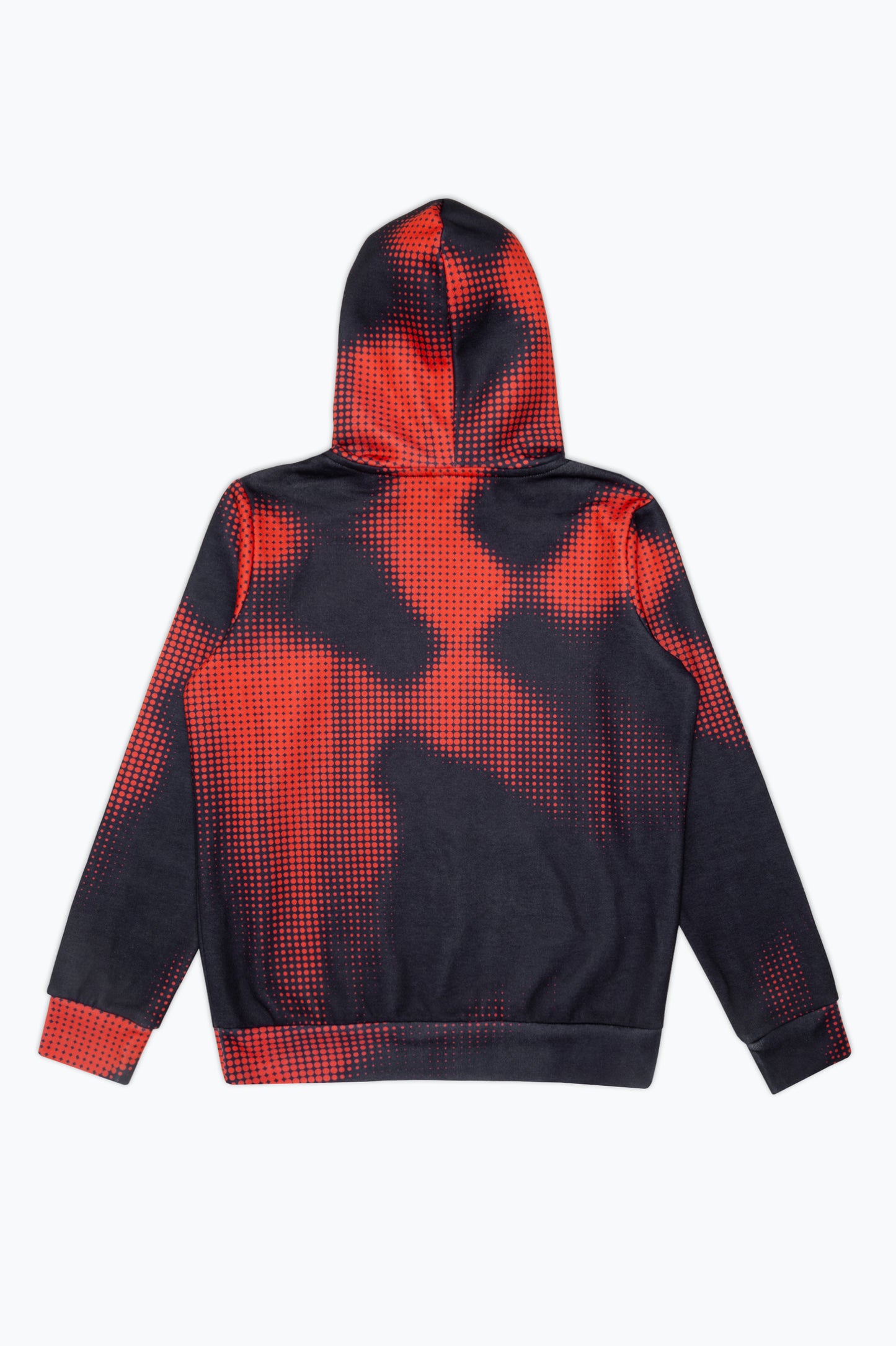 Hype Boys Red Half Tone Mini Script Hoodie