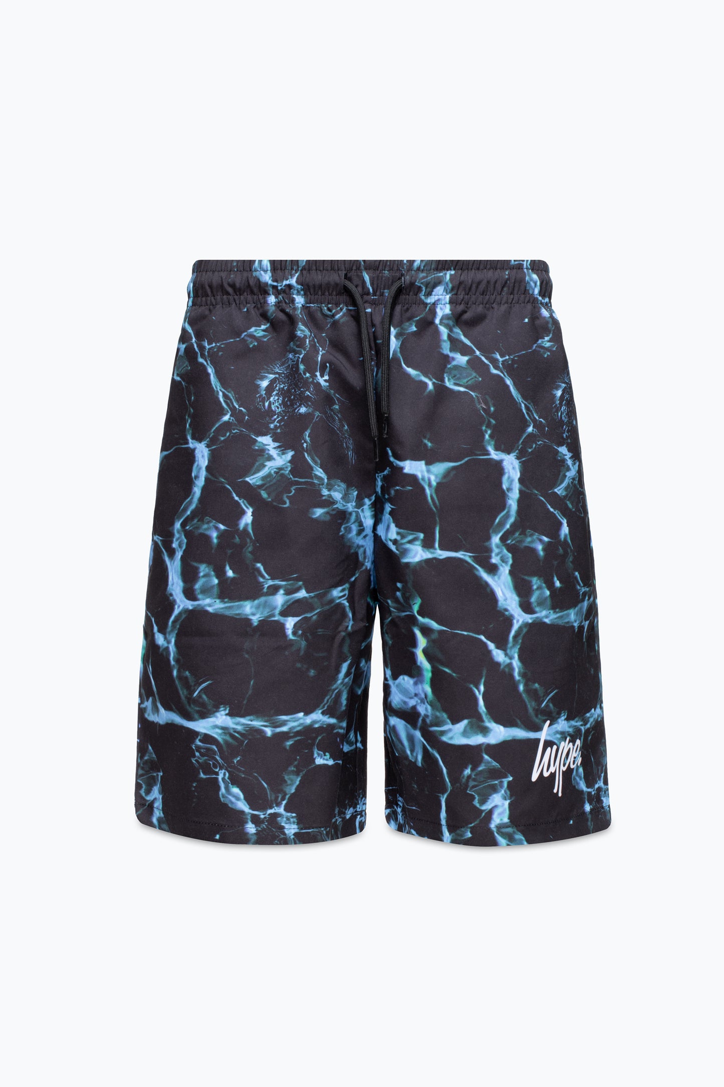 Hype Boys Black X-Ray Pool Mini Script Swim Shorts