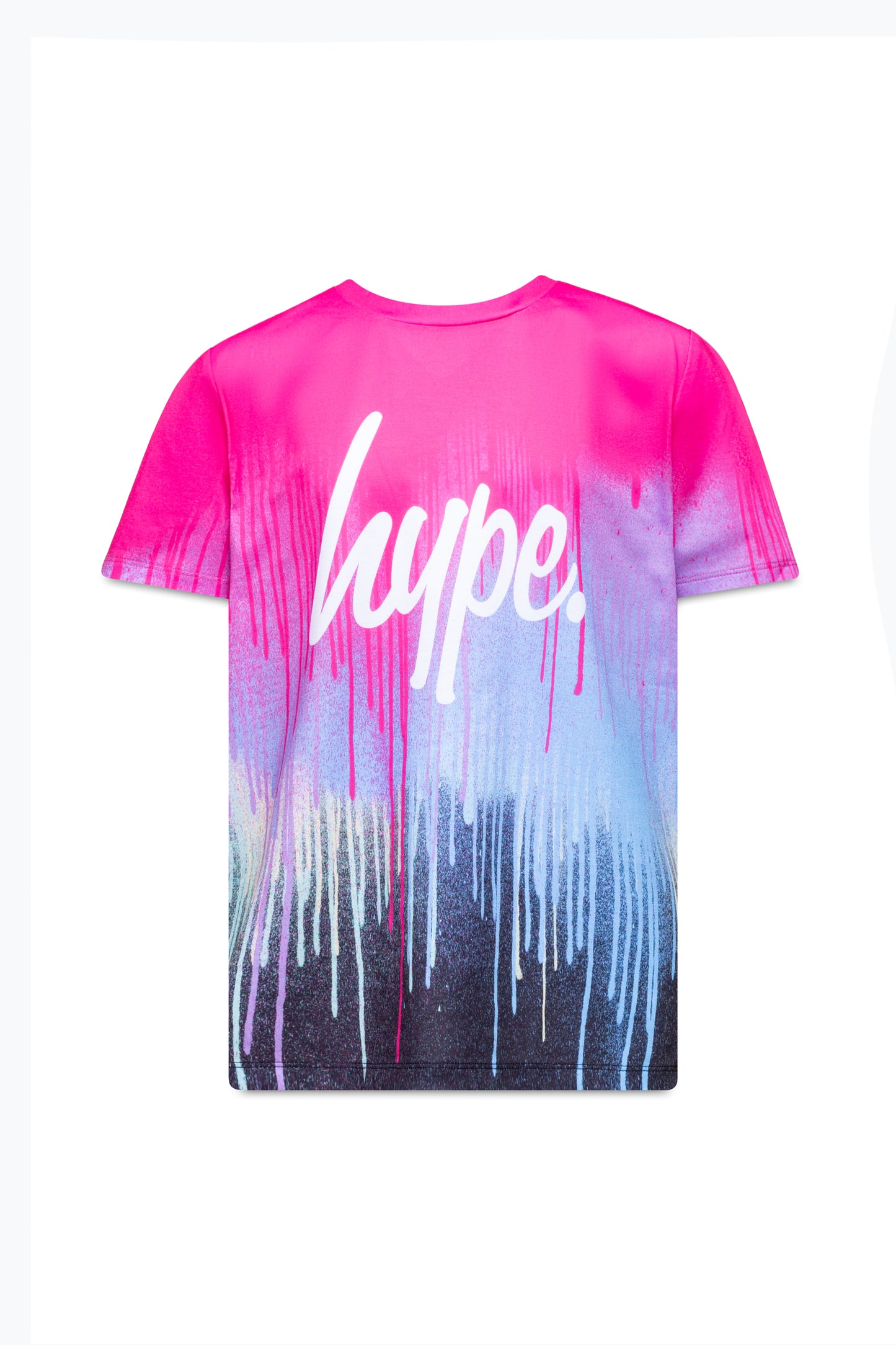 Hype Girls Pink Drip Script T-Shirt