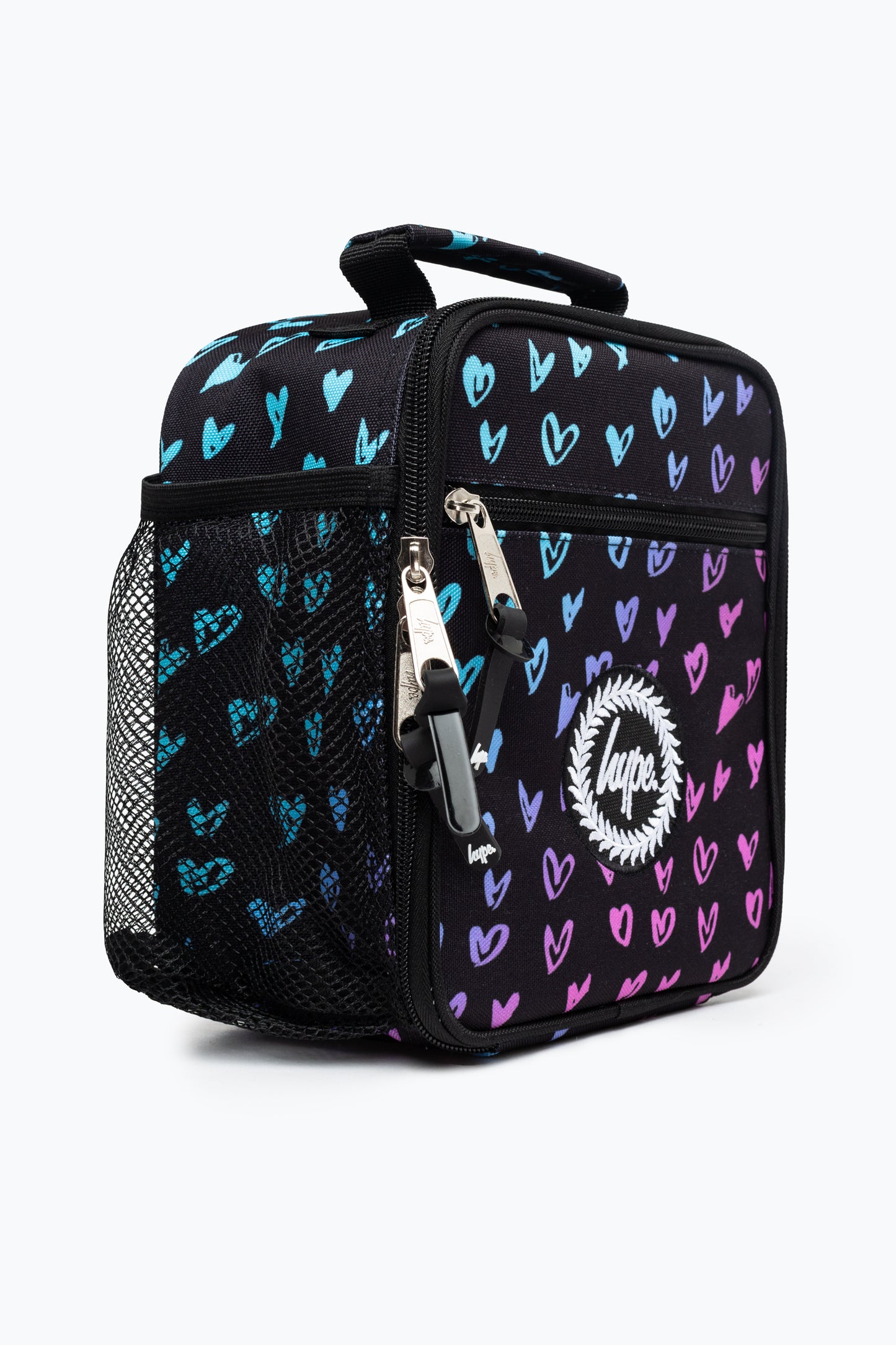 Hype Scribble Heart Pink Crest Lunchbox