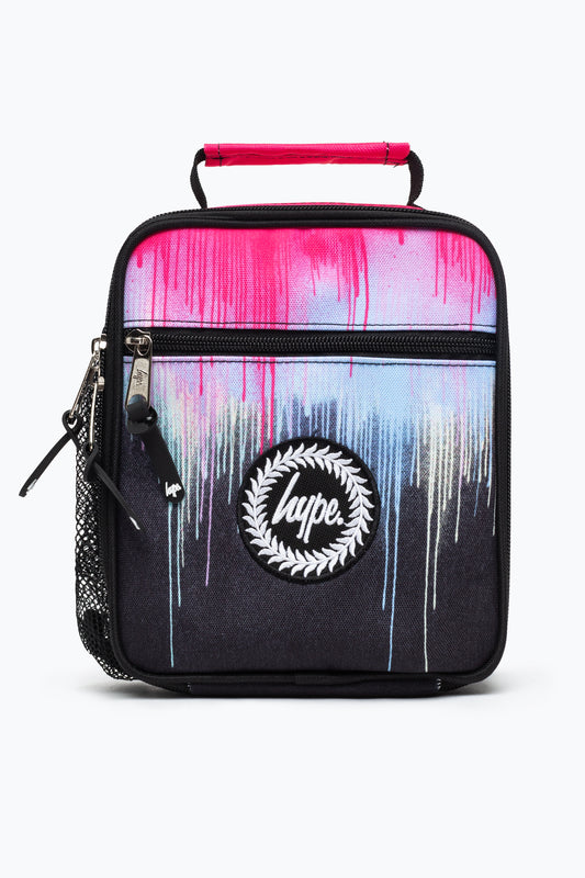 Hype Unisex Pink Drip Crest Lunchbox