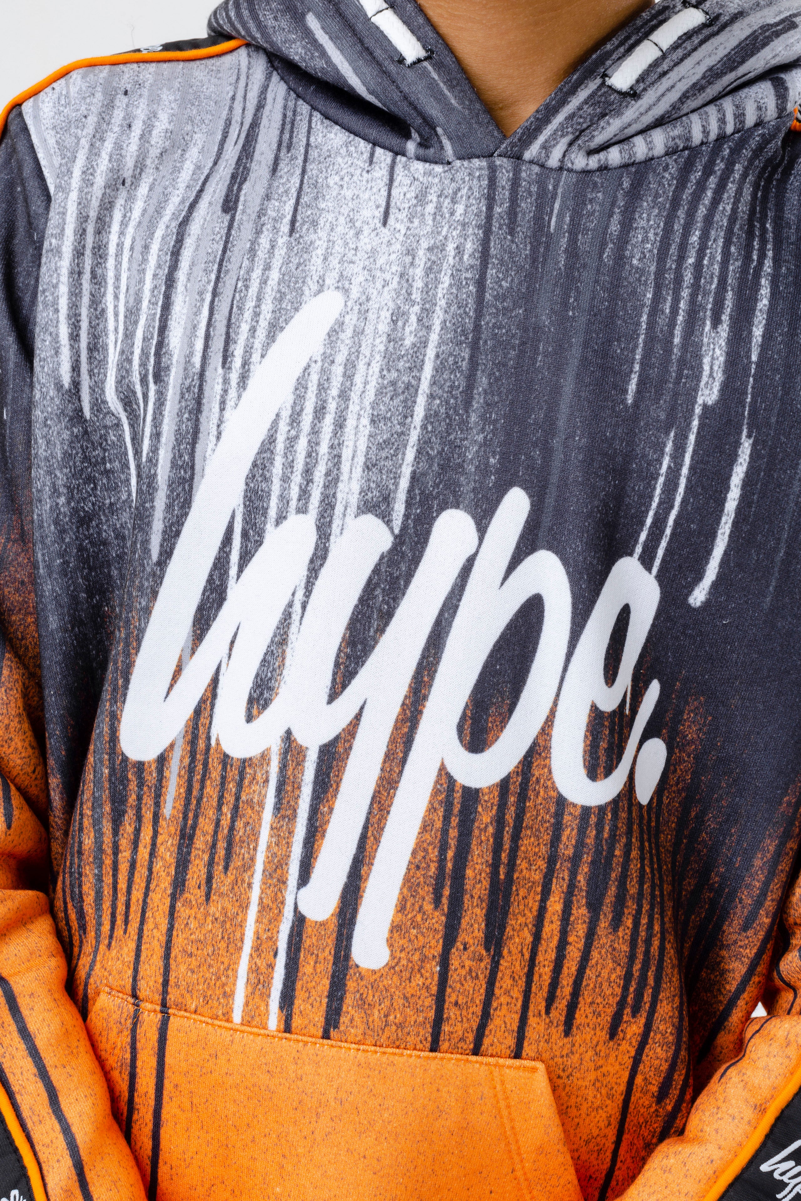 Fashion hype orange hoodie