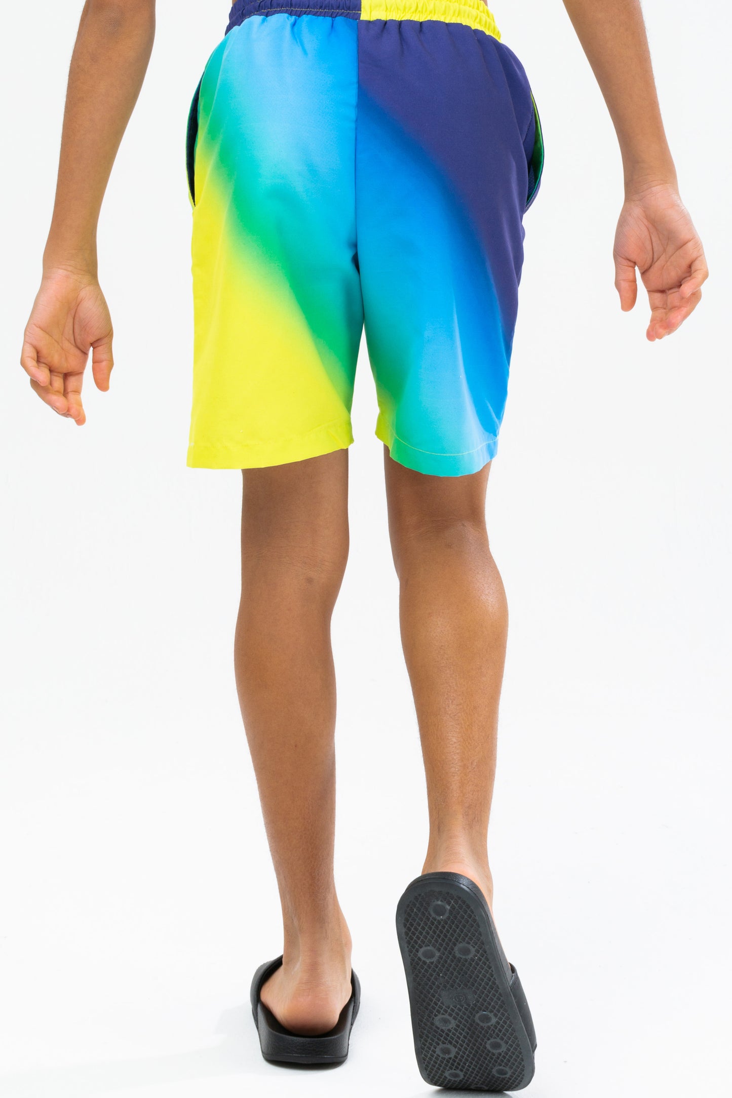 Hype Boys Blue Citrus Crest Swim Shorts