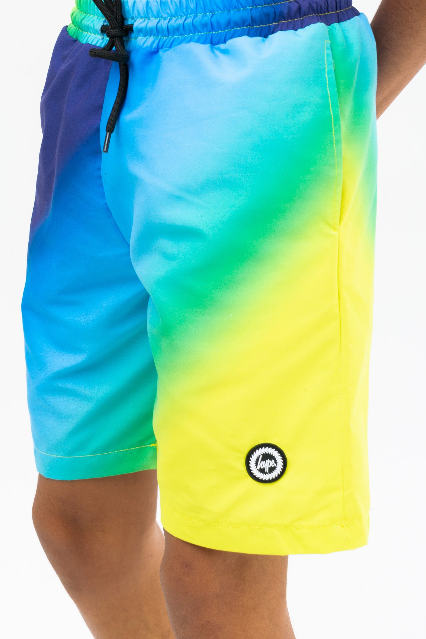 Hype Boys Blue Citrus Crest Swim Shorts