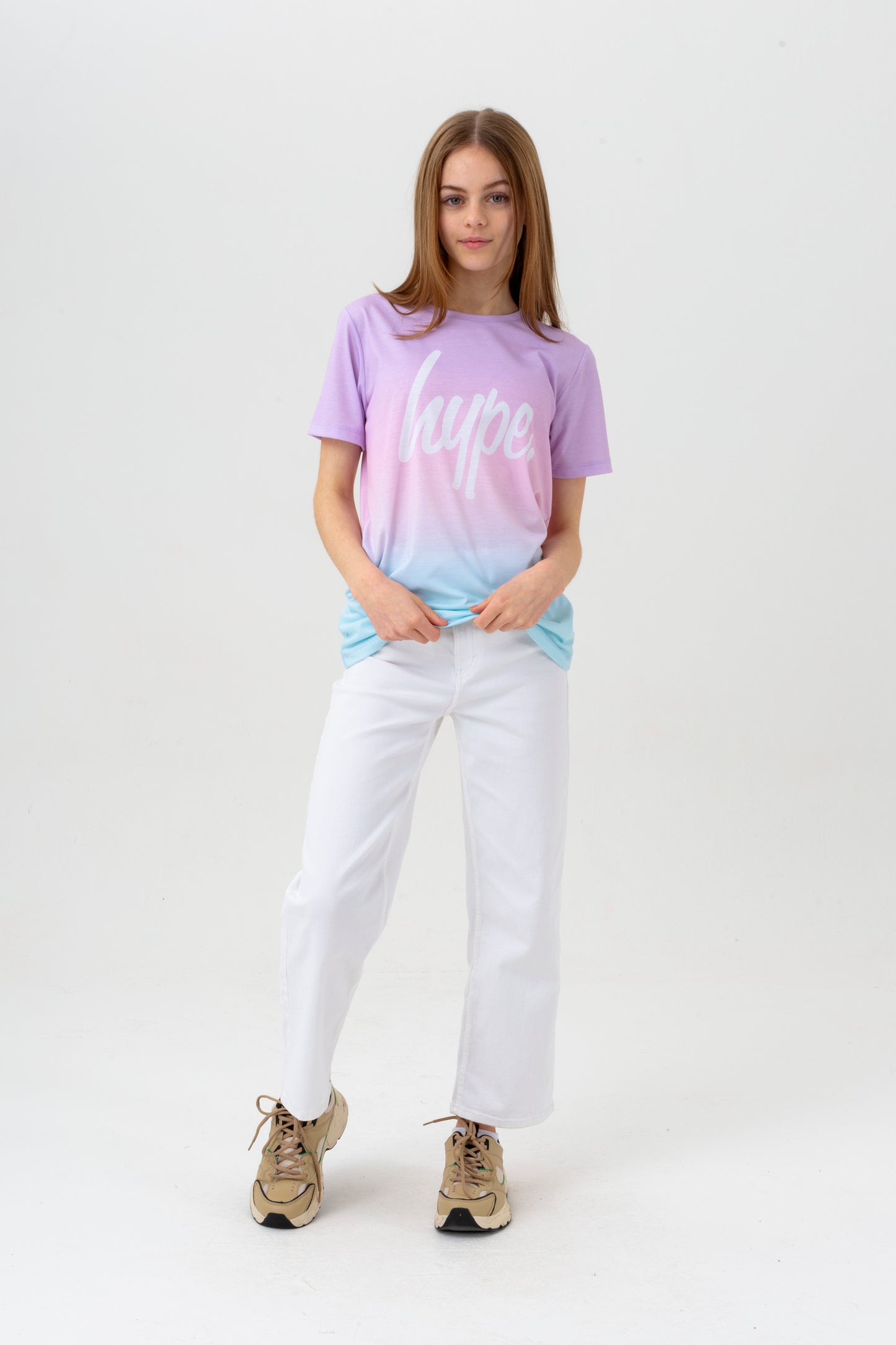 Hype Girls Multi Mykonos Fade Script T-Shirt