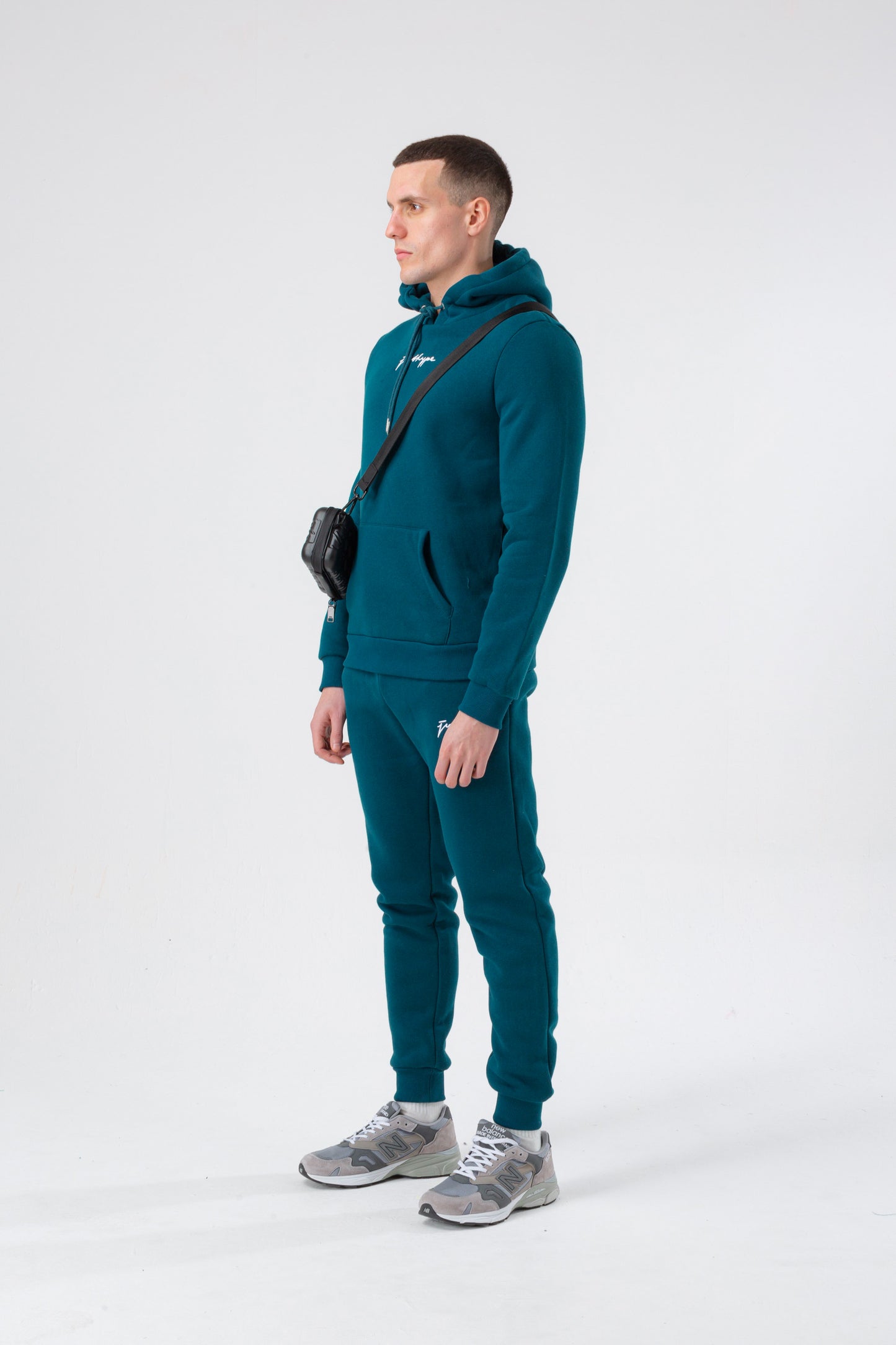 Hype Mens Teal Scribble Hoodie