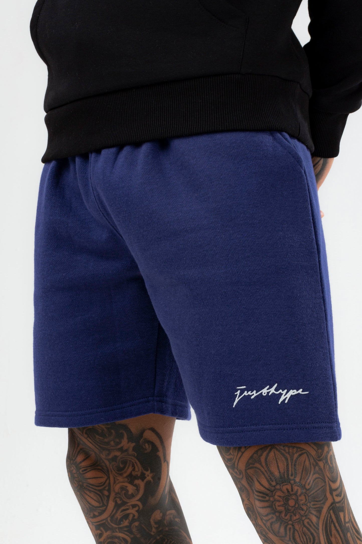 Hype Mens 2 Pack Blue Scribble Shorts