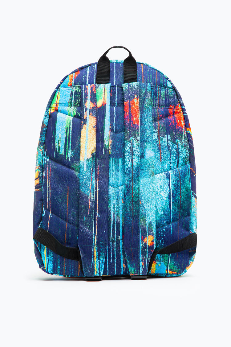 HYPE UNISEX TURQUOISE SPRAY DRIPS CREST BACKPACK