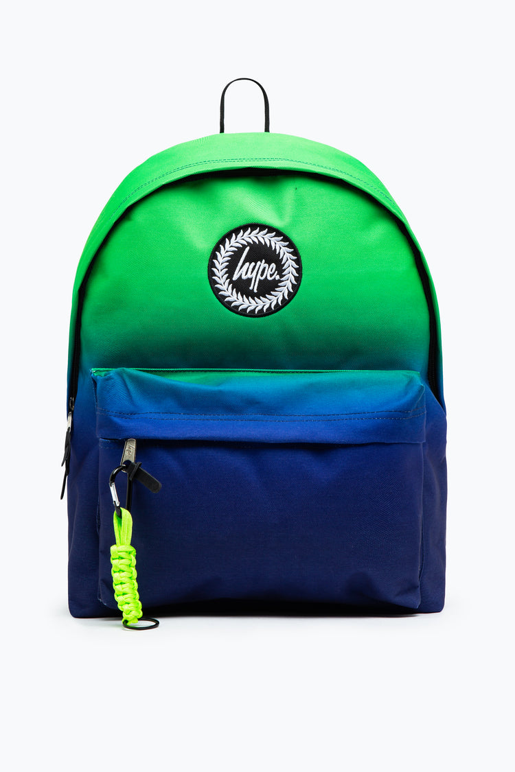 HYPE UNISEX GREEN LIME FADE CREST BACKPACK