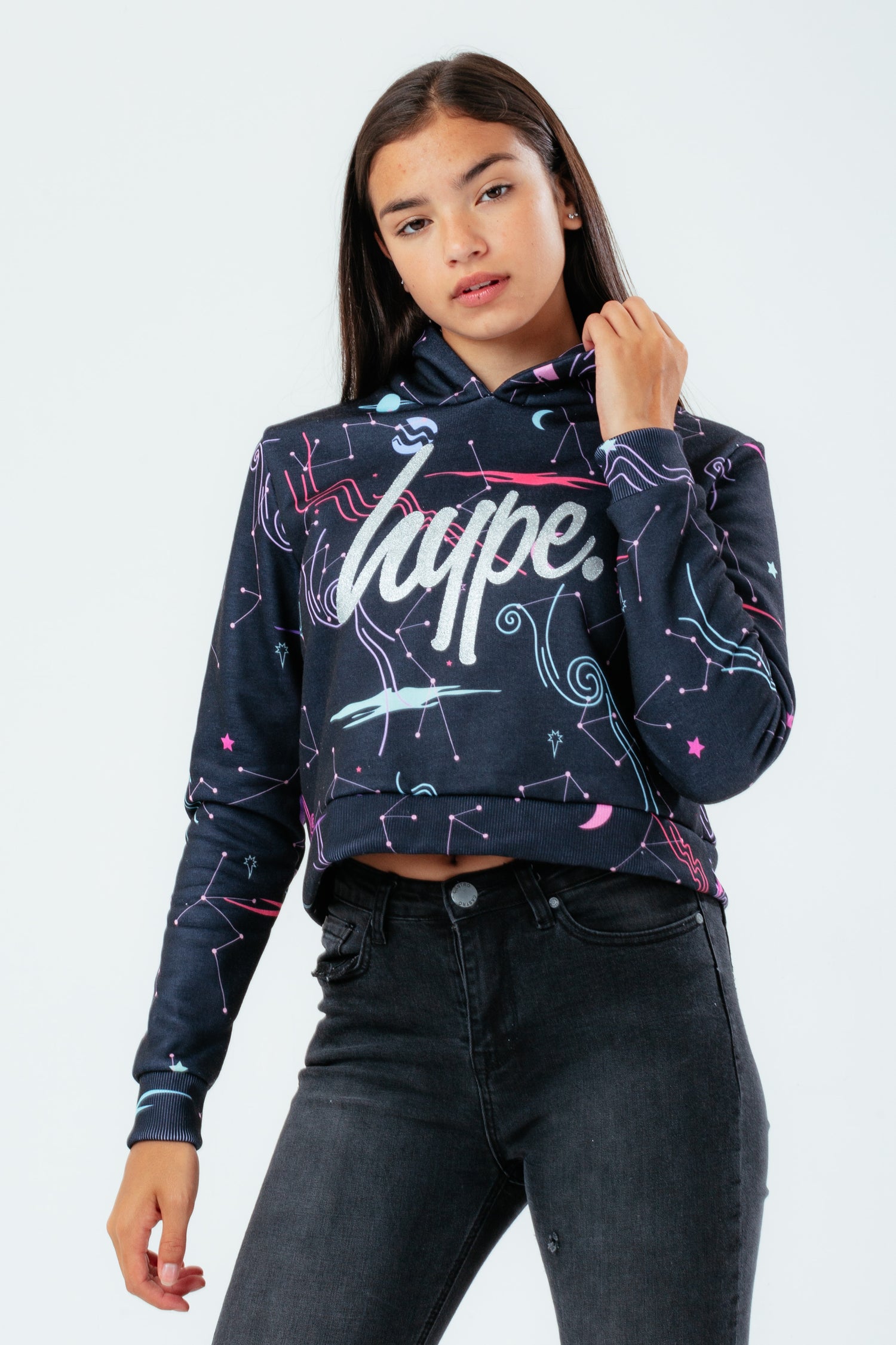 Galaxy hoodie cheap girls