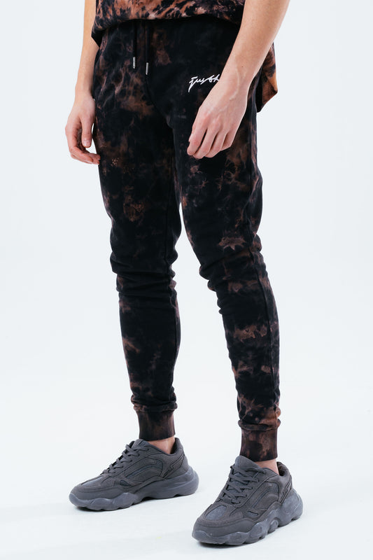 Hype Multi Dark Acid Wash Men'S Joggers