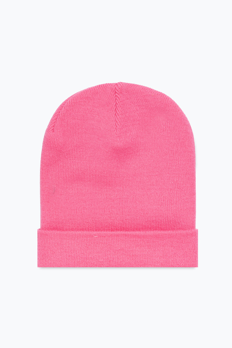 HYPE PINK SCRIBBLE BEANIE