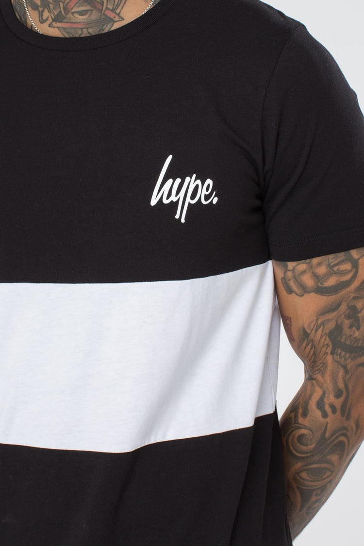 HYPE PANEL MENS DISHED T-SHIRT