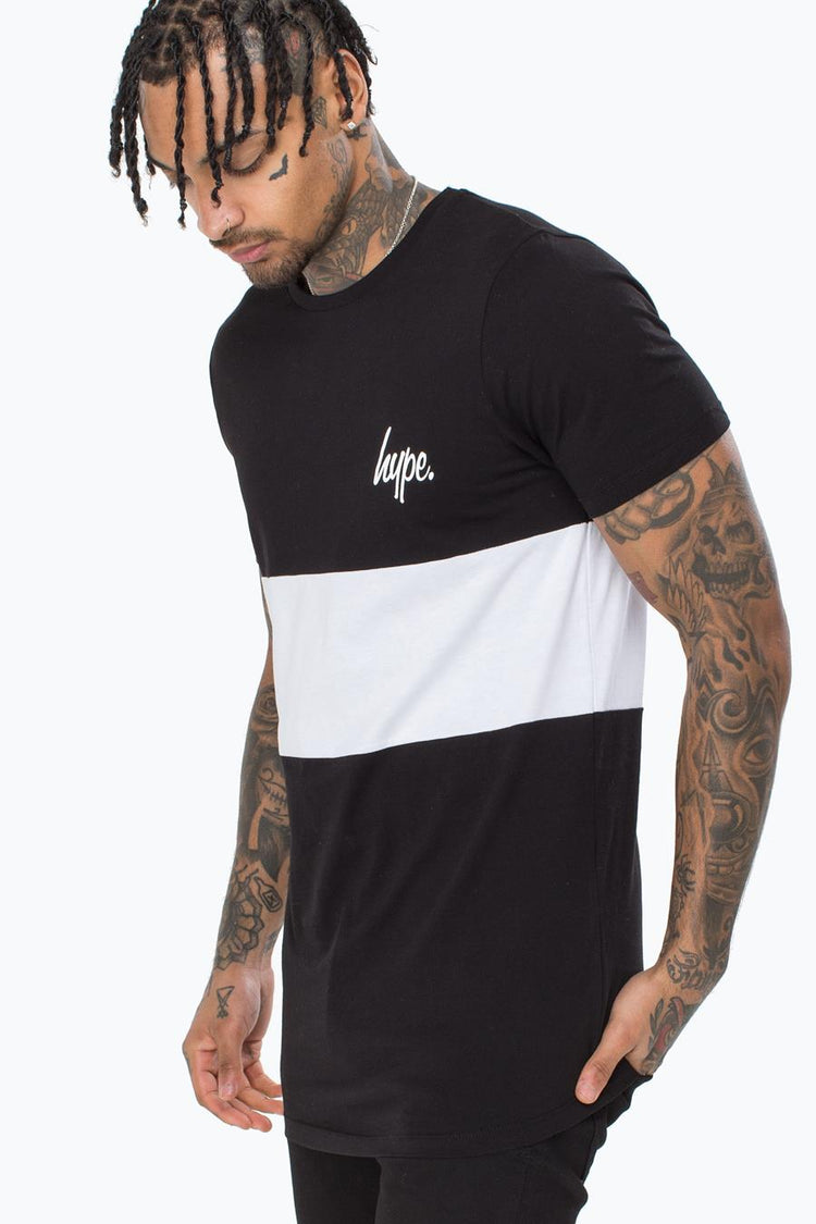 HYPE PANEL MENS DISHED T-SHIRT