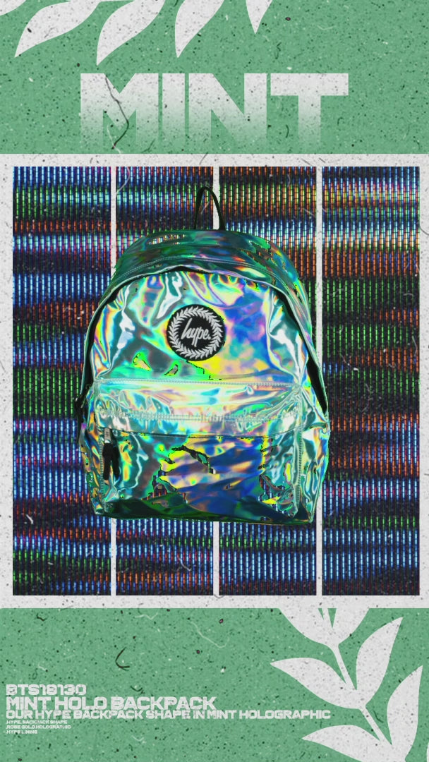 HYPE MINT HOLOGRAPHIC BACKPACK Hype